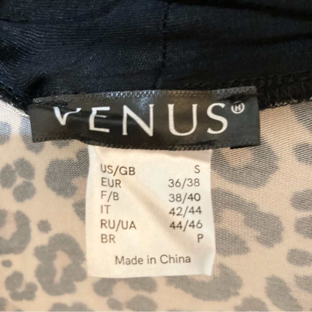SET Leopard Print Robe and Pants Venus Size XS and Small S - Picture 4 of 12